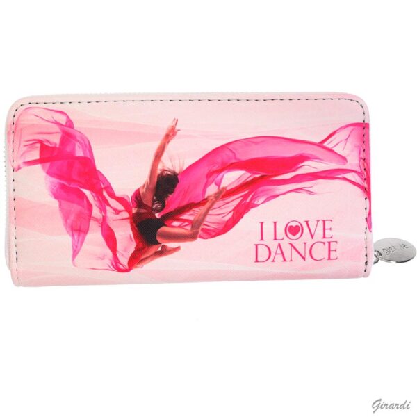 Faux leather ballet dance wallet 19 x 10 Dancer
