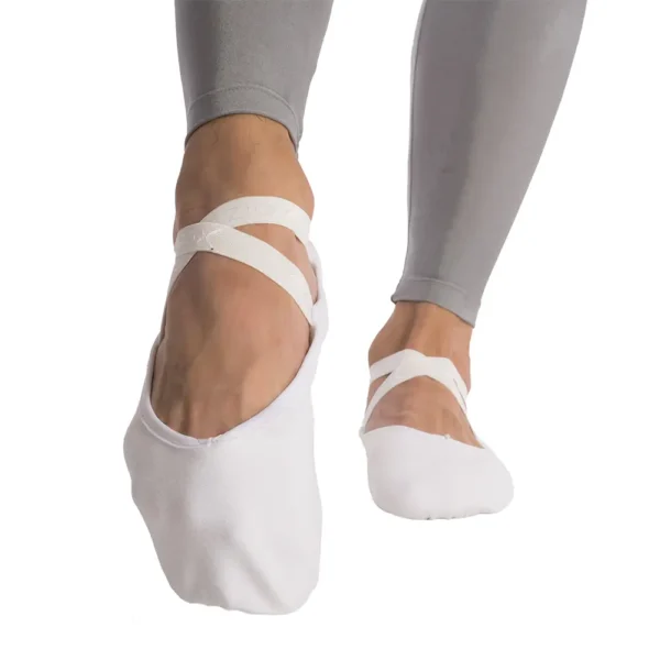 Capezio Hanami Split sole White Canvas Ballet shoes