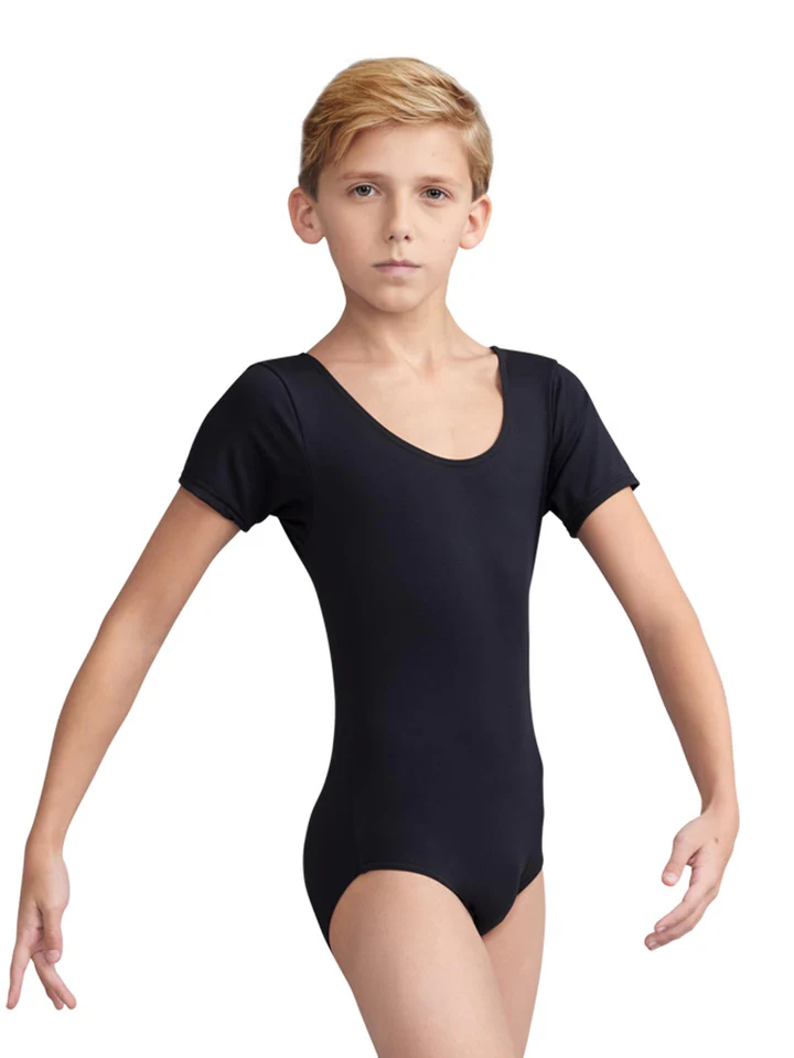 Capezio Studio Collection Male Short Sleeve Leotard - Image 3