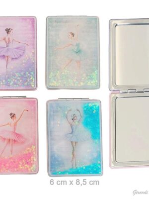 Ballerina rectangle compact mirror compact mirror